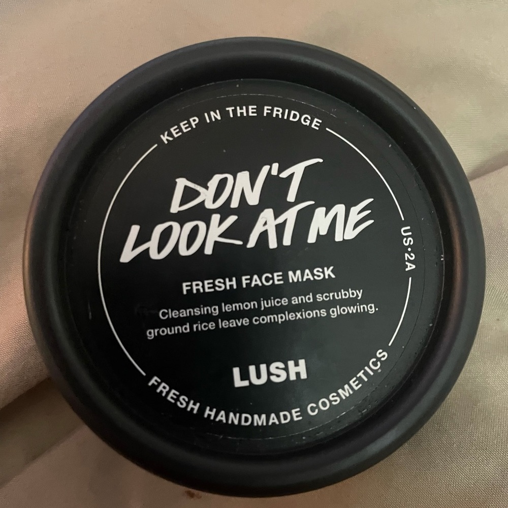 Lush “Don’t look at me” Fresh Face Mask